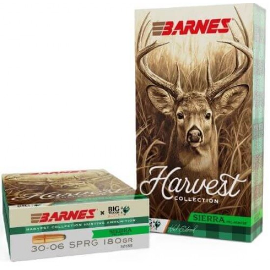 BARNES HARVEST 30-06 SPRG 180GR RN 20RD 10BX/CS