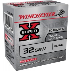 WINCHESTER AMMO SUPER-X .32SW SMOKE & NOISE BLANKS 50-PACK
