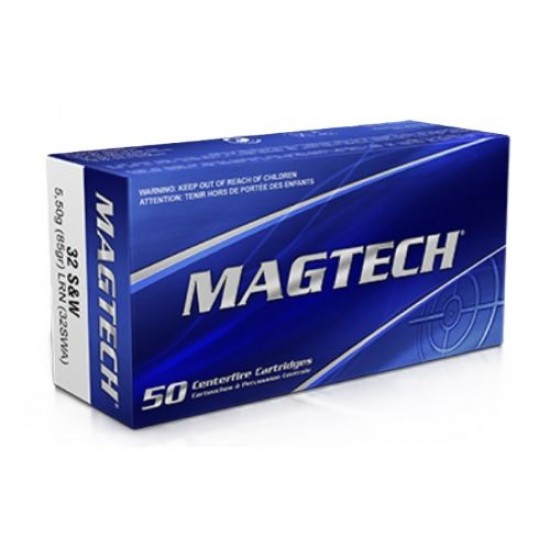 MAGTECH 32 S&W SHORT 85GR LEAD-RN 50RD 20BX/CS