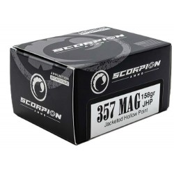 SCORPION 357 MAG 158GR JHP 20RD 10BX/CS