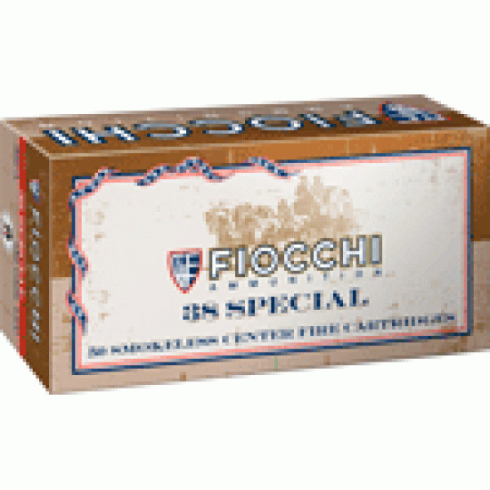 FIOCCHI .38SPL 158GR. LFP 50-PACK