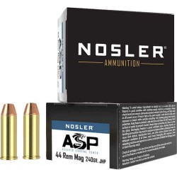 NOSLER 44 MAG 240GR ASP JHP 20RD
