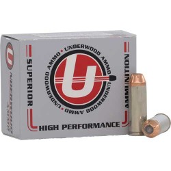 UNDERWOOD 45 LC +P 300GR XTP JHP 20RD 10BX/CS