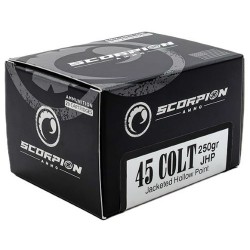 SCORPION 45 LC 250GR JHP 20RD 10BX/CS SCORPION 45 LC 250GR JHP 20RD 10BX/CS