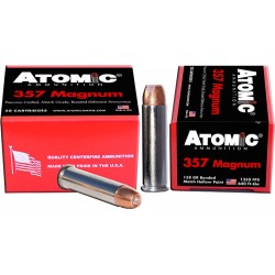 ATOMIC AMMO .357 MAGNUM 158GR. BONDED JHP 20-PACK