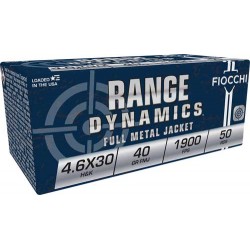 FIOCCHI AMMO 4.6X30 40GR. FMJ50-PACK