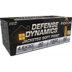 FIOCCHI AMMO 4.6X30 40GR. JSP50-PACK