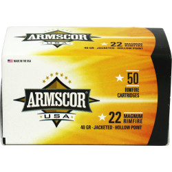 ARMSCOR 22 WMR 40GR JHP 50RD