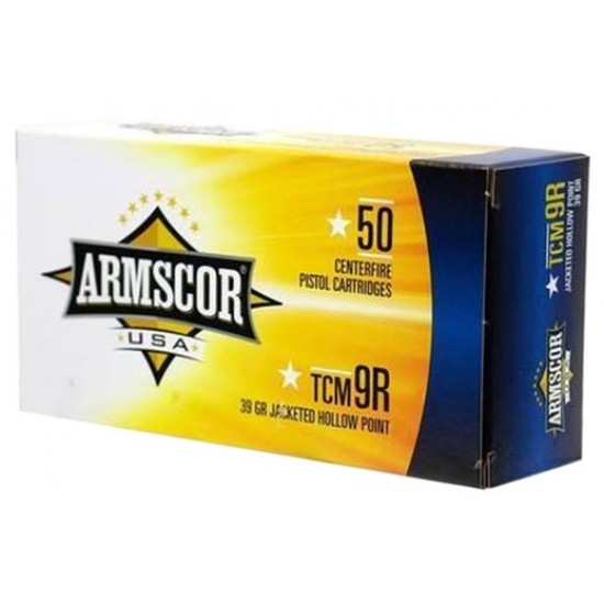 ARMSCOR AMMO .22TCM 9R 39GR JHP 100-PK (NOT THE SAME AS 22TCM)
