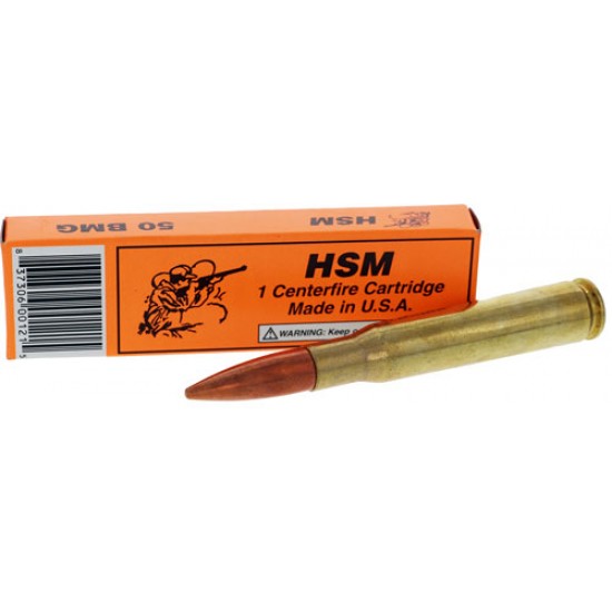 HSM AMMO .50 BMG HORNADY A-MAX DUMMY ROUND 1-PACK