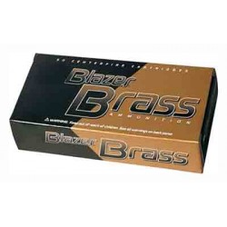 CCI AMMO 9MM LUGER 124GR. FMJ BLASER BRASS 50-PACK