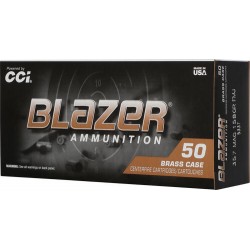 CCI BLAZER BRASS 357 MAG 158GR FMJ 50RD 20BX/CS CCI BLAZER BRASS 357 MAG 158GR FMJ 50RD 20BX/CS