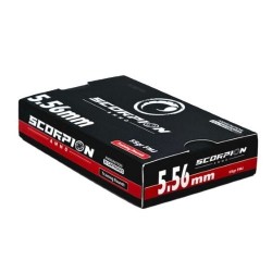 SCORPION 5.56X45 55GR FMJ 20RD 25BX/CS SCORPION 5.56X45 55GR FMJ 20RD 25BX/CS