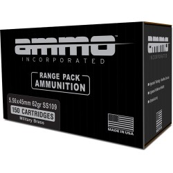 AMMO INC 5.56X45MM 62GR. FMJ 20RD 25BX/CS AMMO INC 5.56X45MM 62GR. FMJ 20RD 25BX/CS