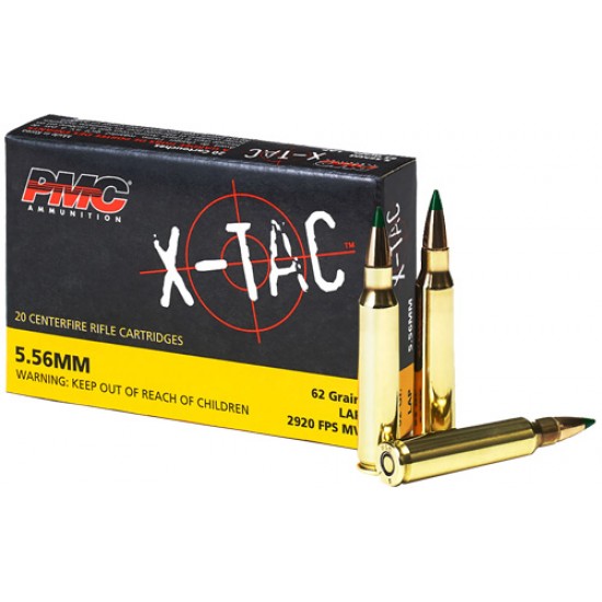 PMC AMMO 5.56K .223 REMINGTON 62GR. LAP 20-PACK