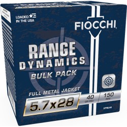 FIOCCHI 5.7X28MM 40GR FMJ 150RD 3BX/CS