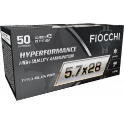 FIOCCHI 5.7X28MM 40GR JHP 50RD