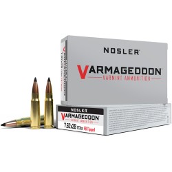 NOSLER VARMAGEDDON 243 WIN 70GR FBT 20RD 10BX/CS