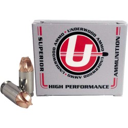 UNDERWOOD 380ACP +P 68GR XTREME DEFENDER 20RD 10BX/CS
