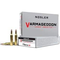 NOSLER VARMAGEDDON 17 REM 20GR FBT 20RD 20BX/CS NOSLER VARMAGEDDON 17 REM 20GR FBT 20RD 20BX/CS