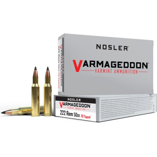 NOSLER VARMAGEDDON 223 REM 53GR FBT 20RD 20BX/CS
