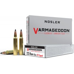 NOSLER VARMAGEDDON 22-250 REM 55GR FBT 20RD 10BX/CS NOSLER VARMAGEDDON 22-250 REM 55GR FBT 20RD 10BX/CS