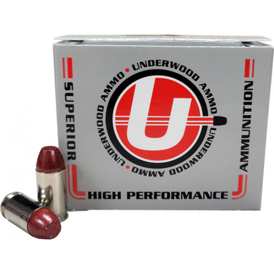 UNDERWOOD 380 ACP 100GR 20RD HARD CAST FN