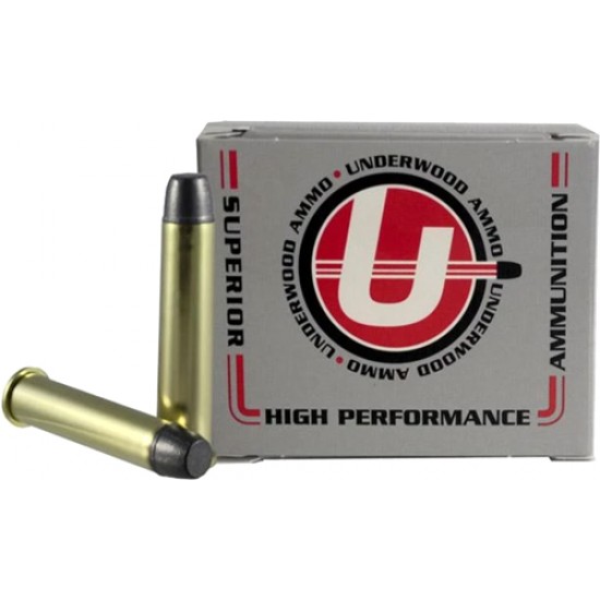 UNDERWOOD AMMO .45-70 GOVT. 430GR. LEAD FLAT NOSE 20-PACK