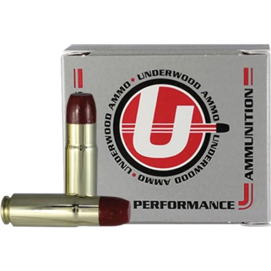 UNDERWOOD AMMO .458SOCOM 500GR LEAD FLAT NOSE SUBSONIC 20-PK