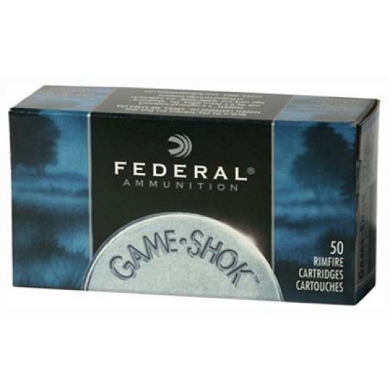 FEDERAL AMMO .22 WMR 1530FPS. 50GR JHP 50PK