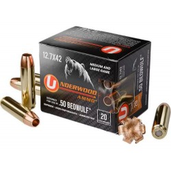 UNDERWOOD 50 BEOWULF 275GR JHP 20RD 10BX/CASE UNDERWOOD 50 BEOWULF 275GR JHP 20RD 10BX/CASE