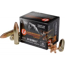 UNDERWOOD 50 BEOWULF 375GR XPB JHP 20RD 10BX/CASE UNDERWOOD 50 BEOWULF 375GR XPB JHP 20RD 10BX/CASE