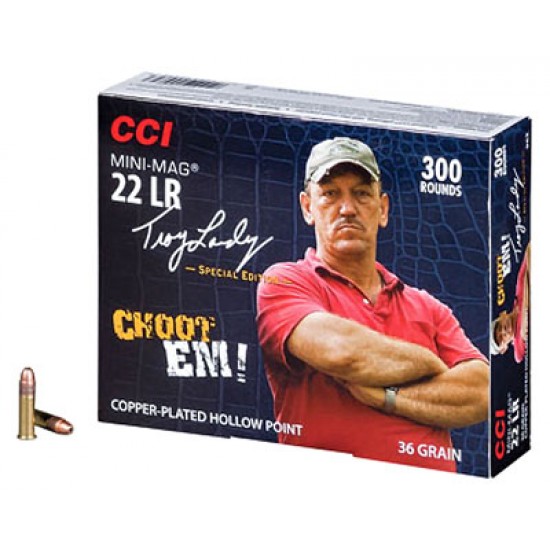 CCI MINI-MAG 22LR 126FPS 36GR COPPER PLATED-HP 300RD 10BX/CS