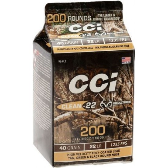 CCI MINI-MAG 22LR 40GR LEAD-RN 1235FPS 200RD 10BX/CS