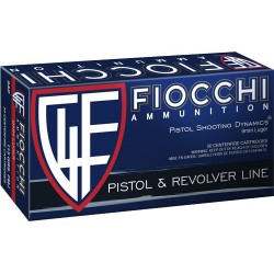 FIOCCHI AMMO 9MM LUGER 115GR. FMJ 50-PACK