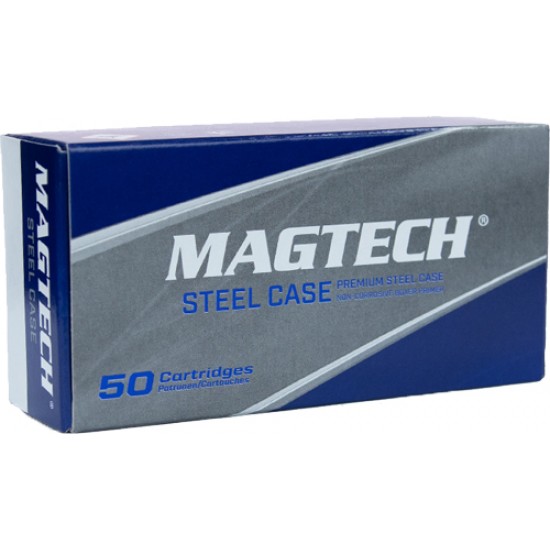 MAGTECH 9MM LUGER STEEL CASE 115GR FMJ-RN 50RD 20BX/CS
