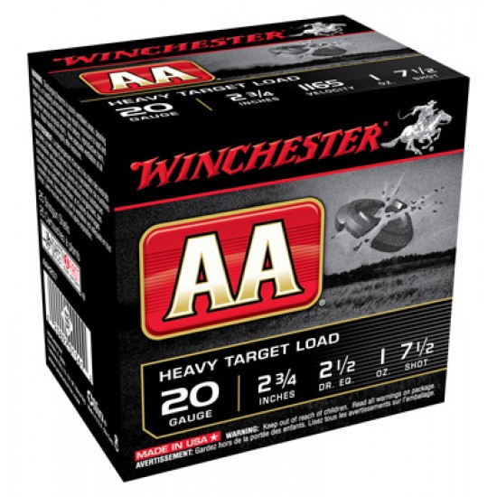 WINCHESTER AMMO AA TARGET 20GA. 2.75