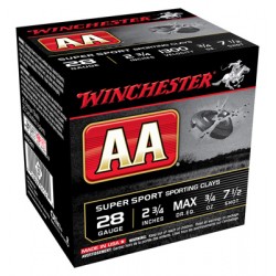 WINCHESTER AMMO AA TARGET 28GA. 2.75