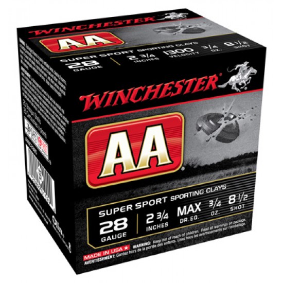 WINCHESTER AMMO AA TARGET 28GA. 2.75