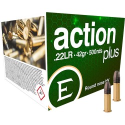 ELEY AMMO ACTION PLUS .22LR 42GR. ROUND NOSE 500-PACK