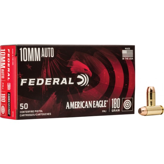 FEDERAL AE 10MM 180GR FMJ 50RD 20BX/CS