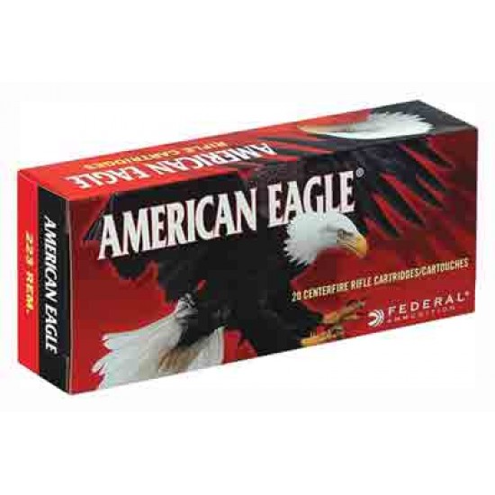 FEDERAL AMMO AE .223 55GR. FMJ-BT 20-PACK