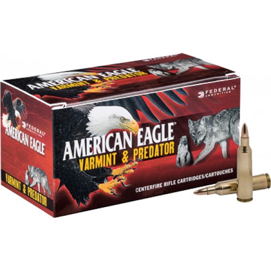 FEDERAL AMMO AE .223 50GR. JACKET HOLLOW POINT 50-PACK