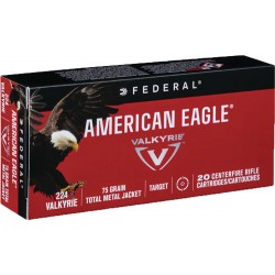 FEDERAL AMMO AE .224 VALKRIE 75GR. TMJ 20-PACK