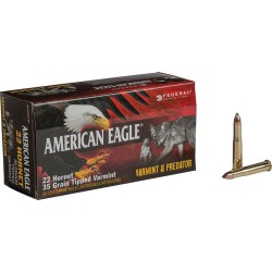 FEDERAL AMMO AE .22 HORNET 35GR. TIPPED VARMINT 50-PACK