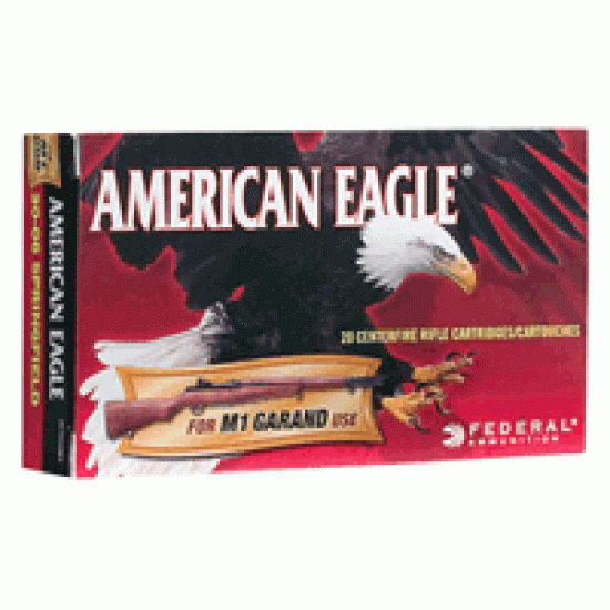 FEDERAL AMMO AE .30-06 M1 GARAND 150GR. FMJ 20-PACK