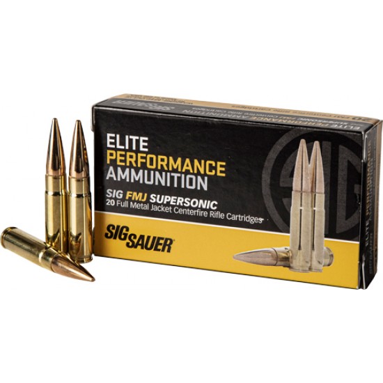 SIG AMMO .300 BLACKOUT 125GR. ELITE BALL FMJ 20-PACK