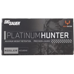 SIG 308 WIN 160GR PLANTINUM HUNTER ACCUBOND 20RD 10BX/CS