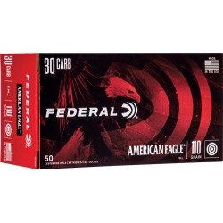 FEDERAL AE 30 CARBINE 110GR FMJ 50RD 10BX/CS