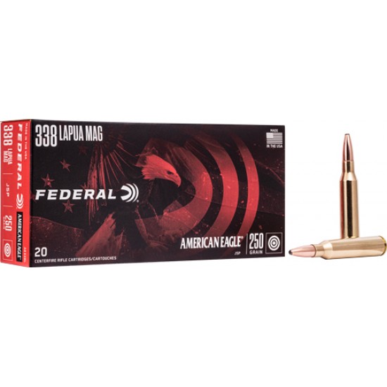 FEDERAL AE 338 LAPUA MAG 250GR 20RD 10BX/CS SP